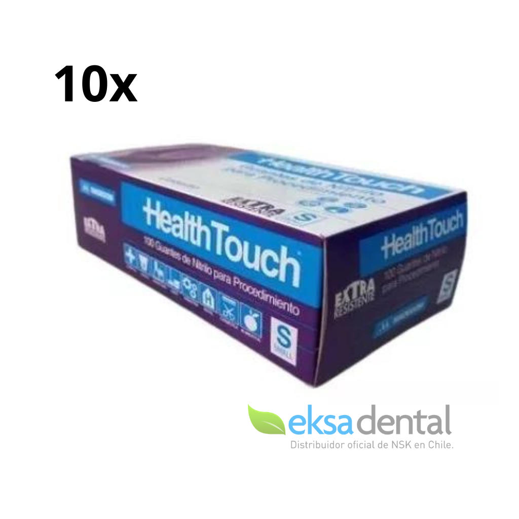 Guante de Nitrilo Cobalto Health Touch