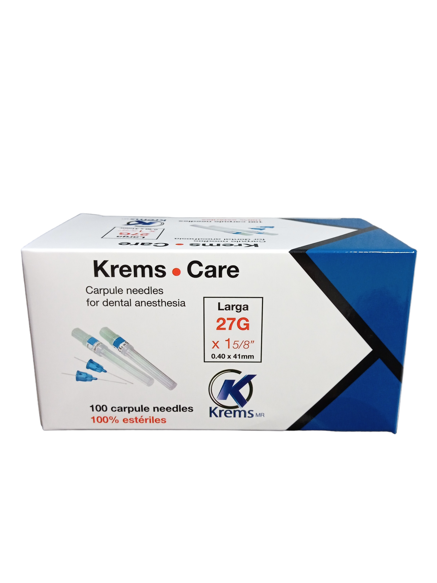 Agujas estériles 30G y 27G Krems