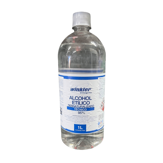 Alcohol etílico desnaturalizado 1 litro 95° Winkler