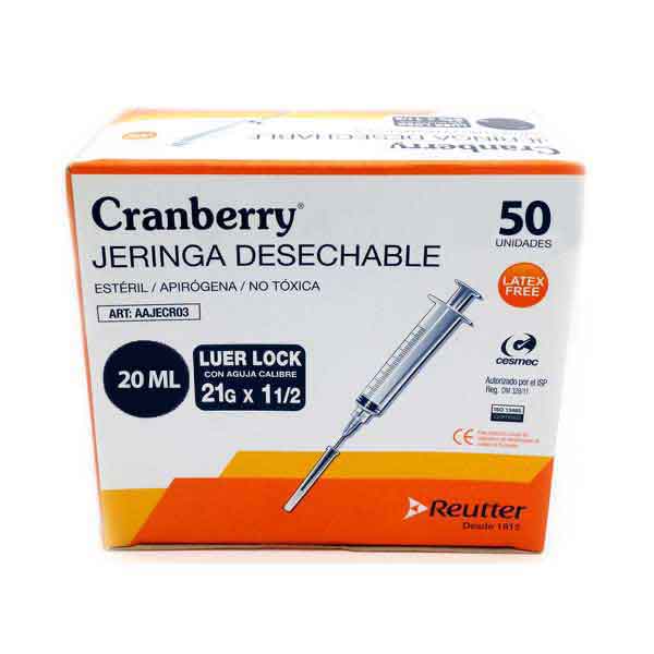 Jeringa desechable con aguja unidad