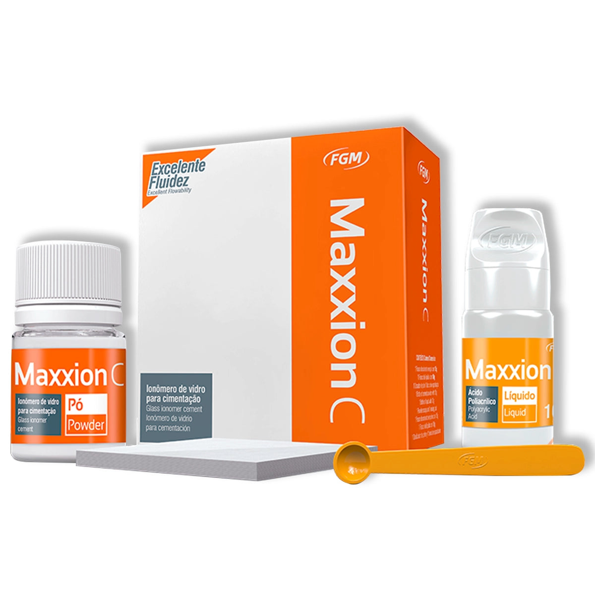 Maxxion C Ionómero de vidrio autocurable para cementación FGM