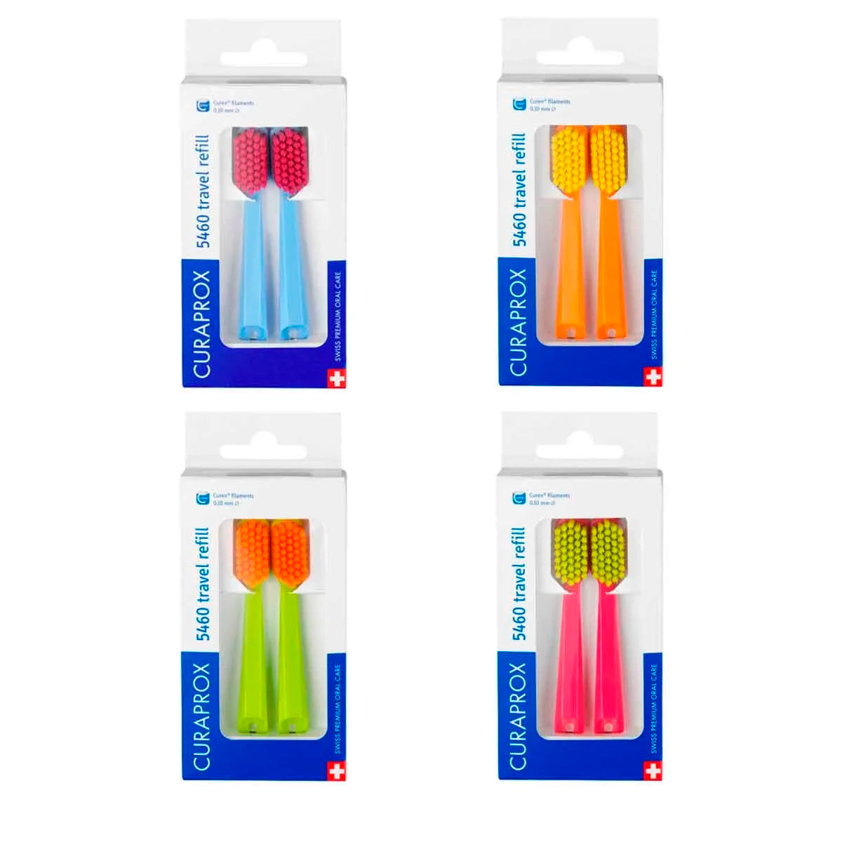 Repuesto Cepillo Curaprox 5460 Set de Viaje | Eksa Dental
