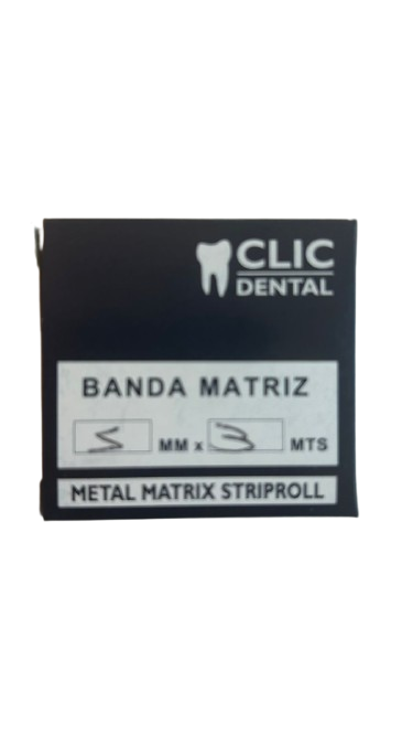 Banda matriz acero inoxidable Clic Dental