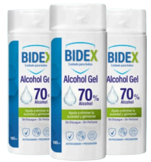 Alcohol gel 105 ml BIDEX