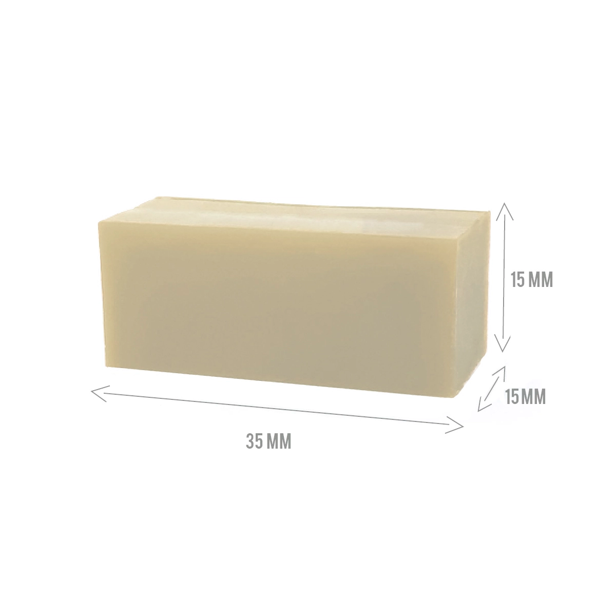 Cera para Escultura Color Marfil en Bloque Lysanda