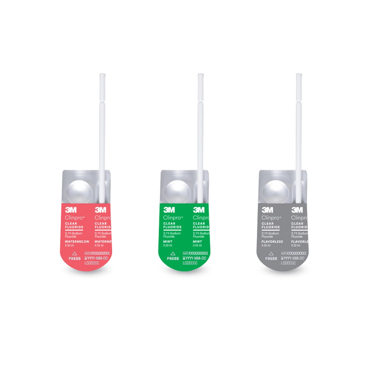 Clinpro Clear Fluoruro de Sodio 2.1% 100 uds 3M Solventum