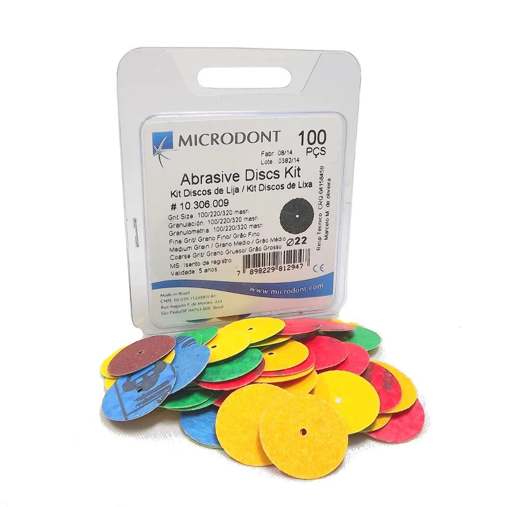 Discos de Lija surtidos 100uds Microdont
