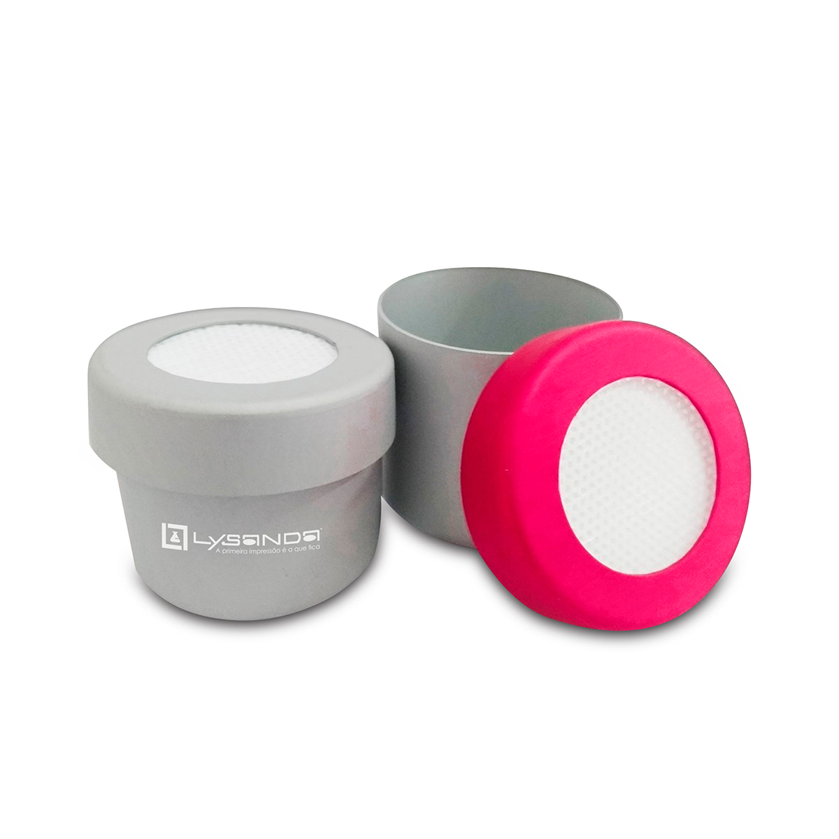 Esponjero Metalico + Esponjas Lysanda