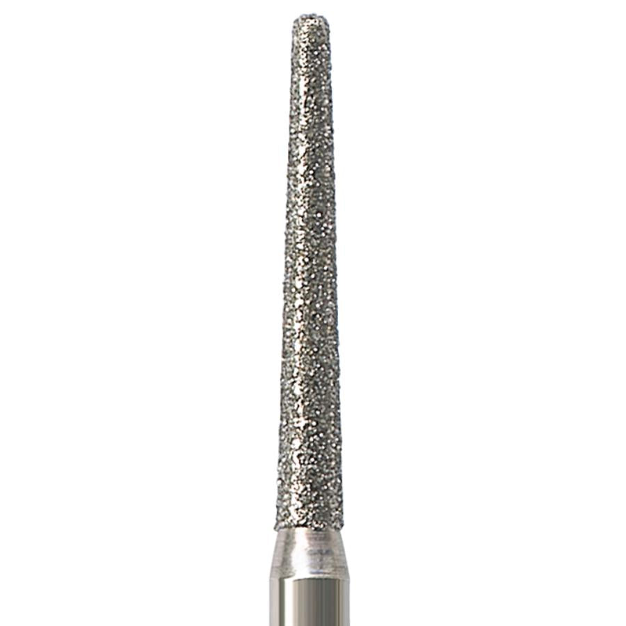 Fresa Diamante Troncocónica extremo redondo AV mod. 850 (198), grano súper fino (amarillo) GZ