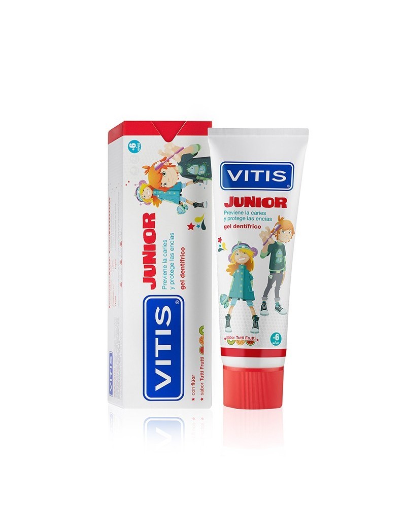 Gel Dentífrico junior 75ml. VITIS