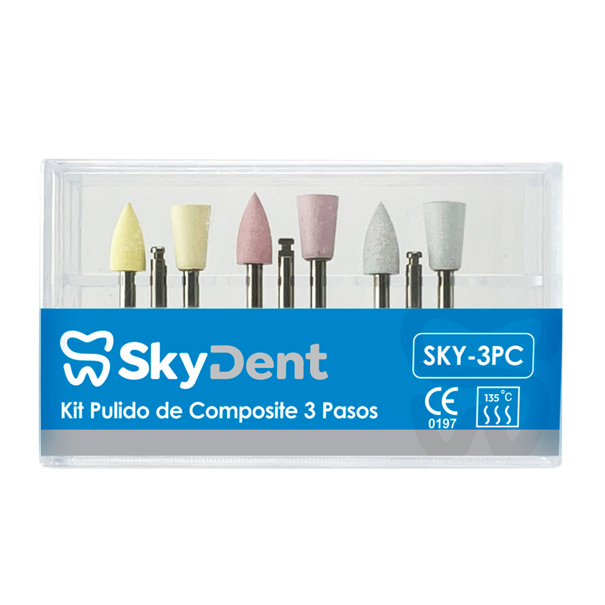 Kit de Pulido de Composite de 3 pasos SkyDent