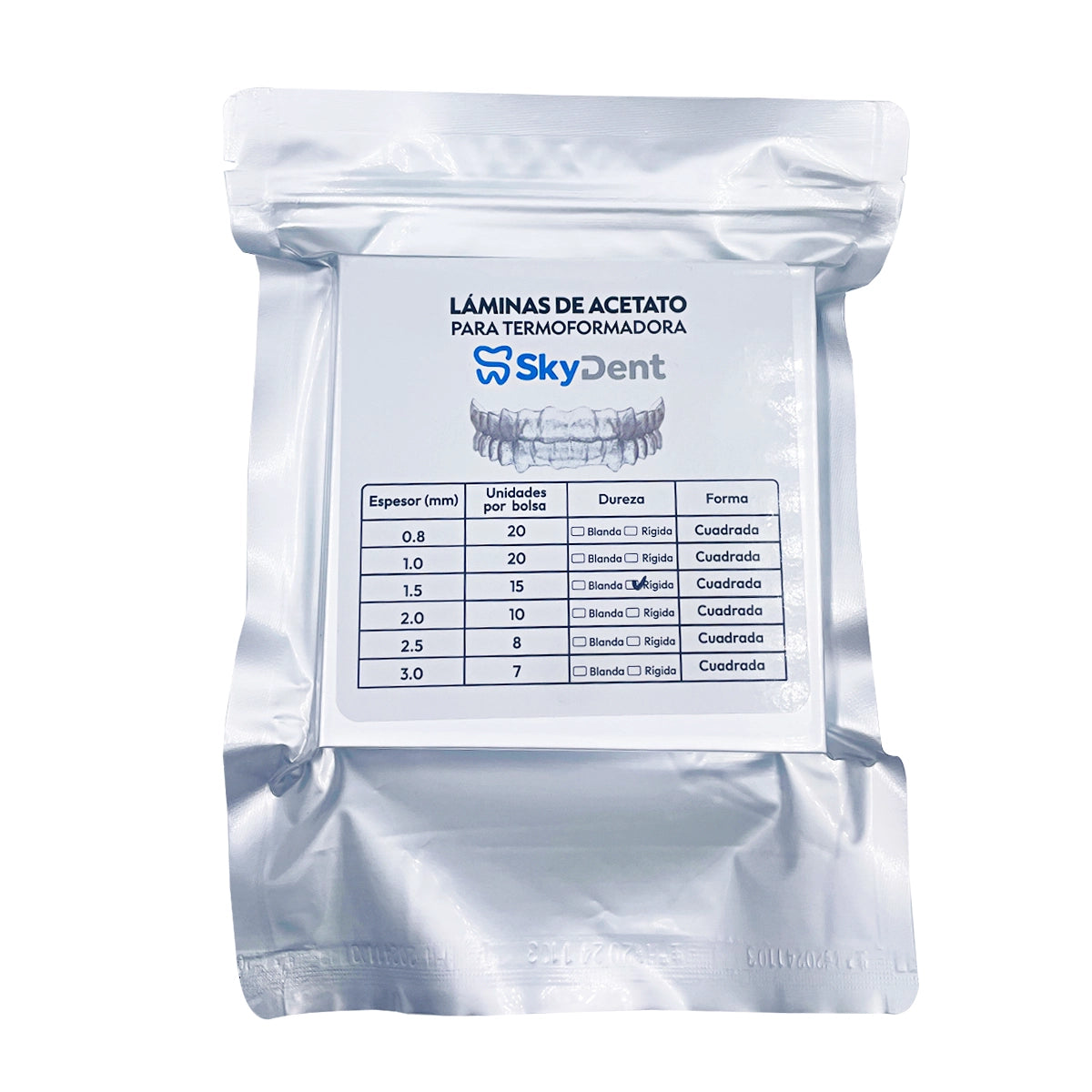 Laminas de acetato Skydent