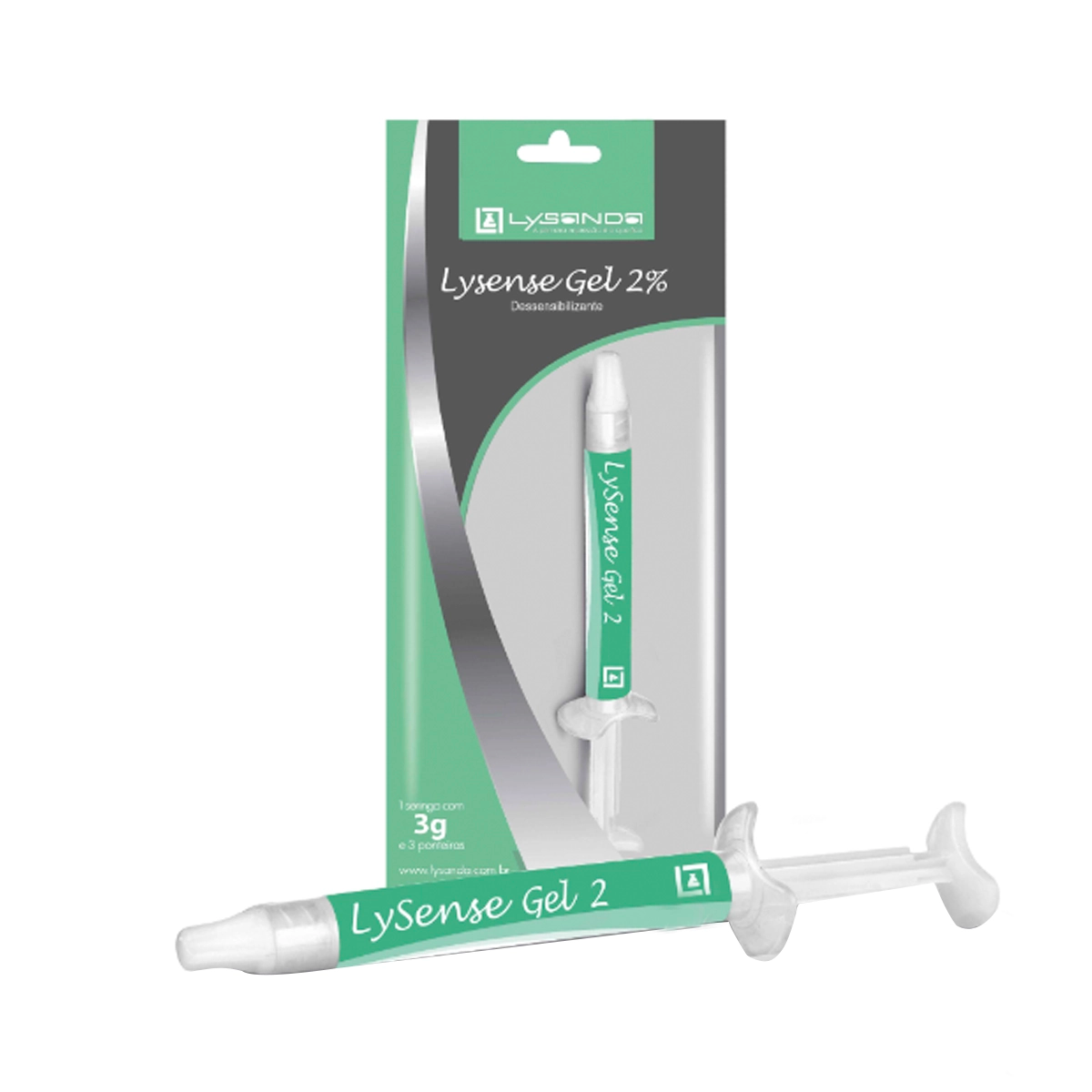 Lysense 2% Gel desensibilizante jeringa Lysanda