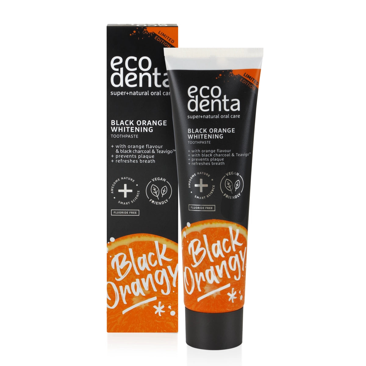 Pasta Dental Blanqueadora Black Orange 100 ml Ecodenta