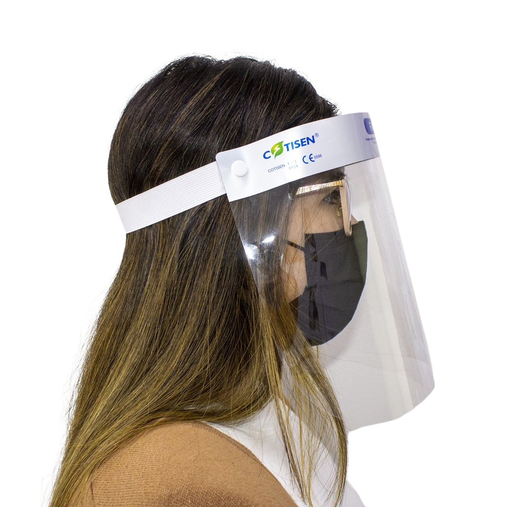 Protector Facial Face Shield Anti-Fog con 1 lámina Cotisen