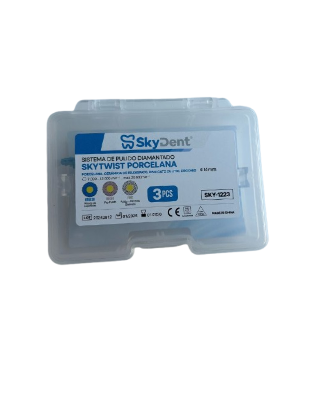 Sistema de pulido Diamantado SkyTwist Porcelana SkyDent