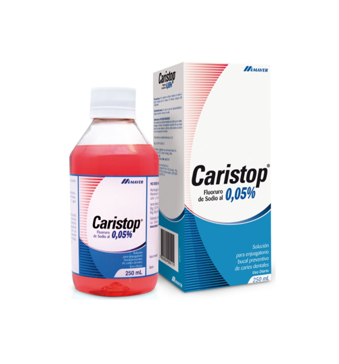 Enjuague bucal Caristop Fluoruro de sodio 250 ml Maver