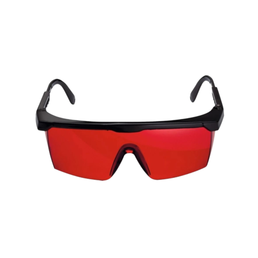 Lentes protección fotocurado Rojo