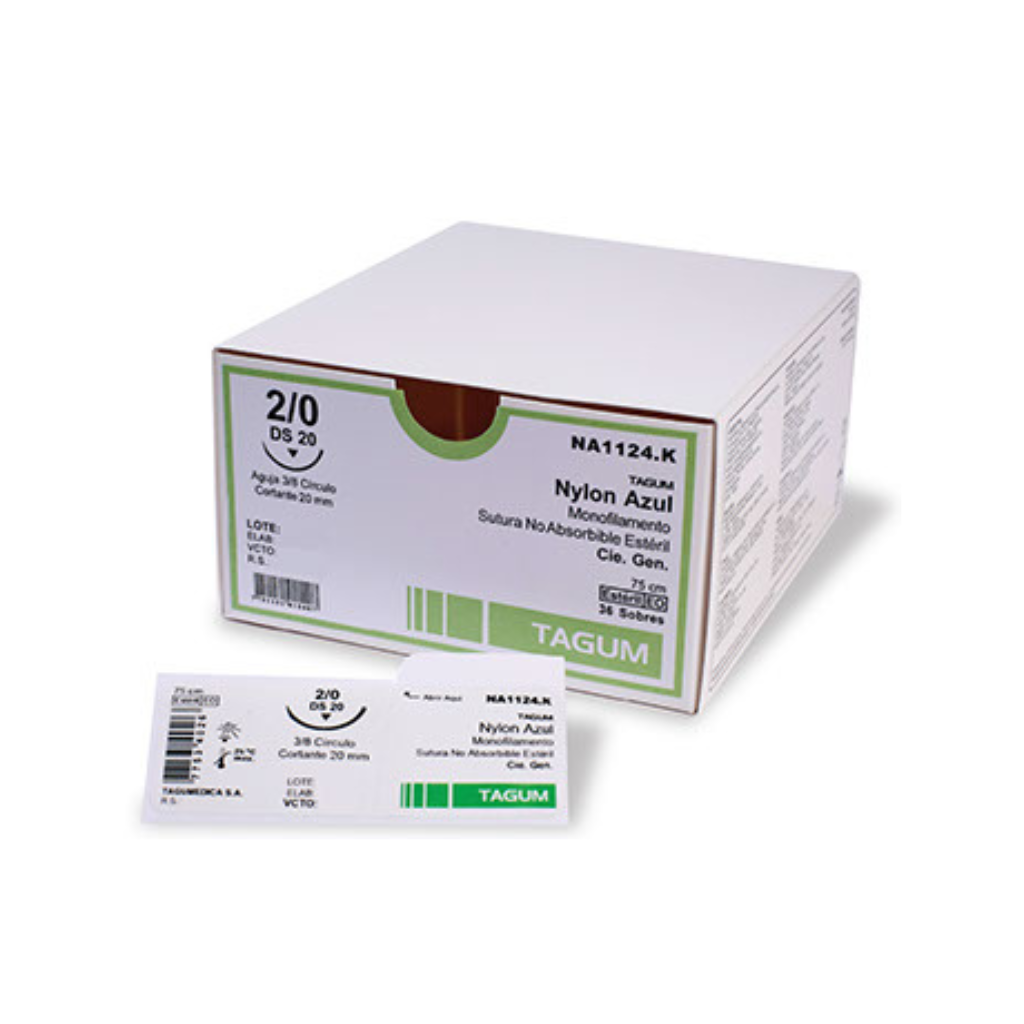 Sutura Nylon azul Tagum