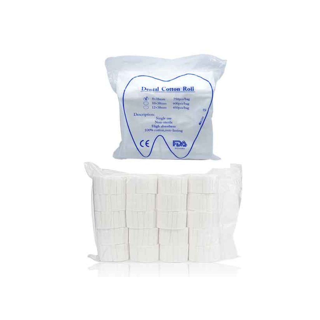 Torulas de algodón Lisa 1000 unidades