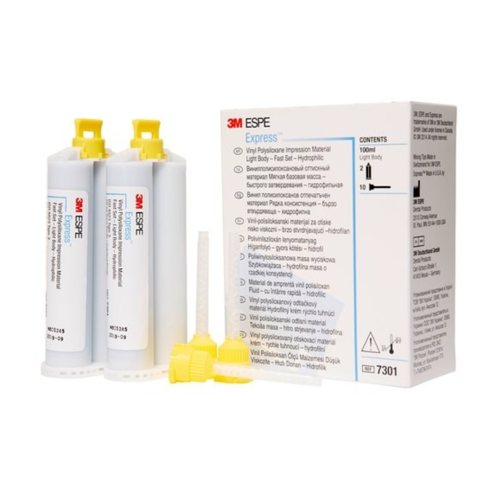 Silicona por Adición Express Liviana Rápida (azul) 100 ml 3M ESPE - eksadental