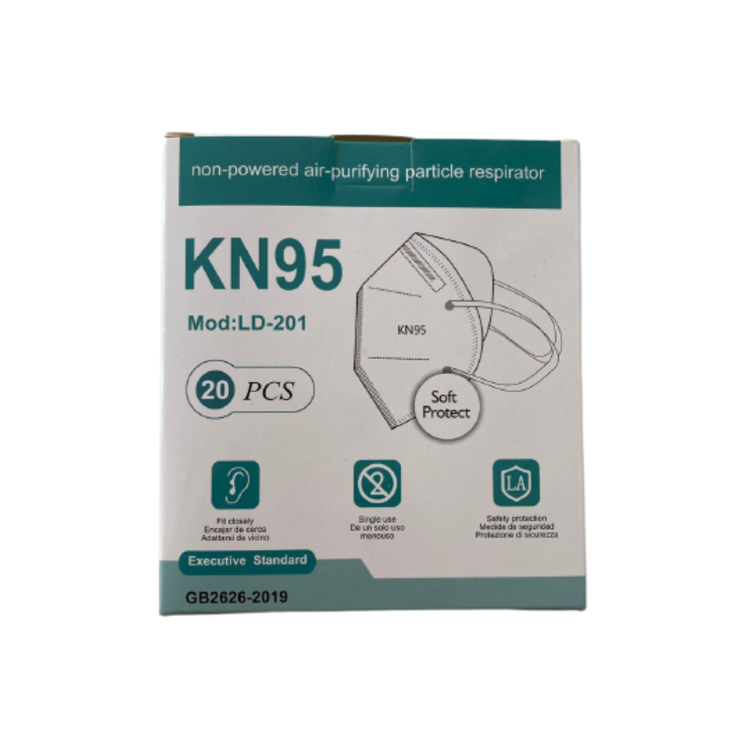 Mascarillas KN95 Caja 20 unidades