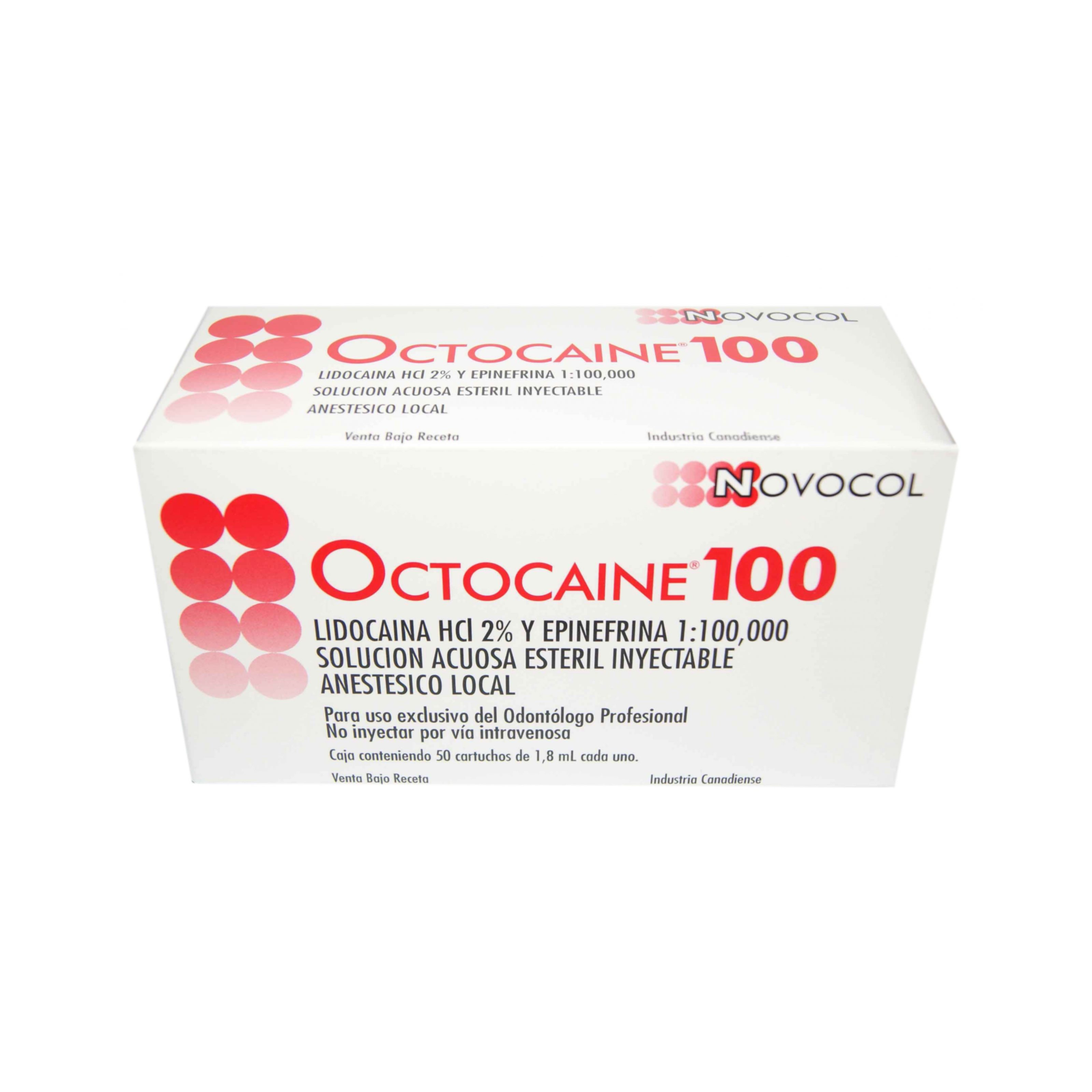 Octocaine Anestesia al 2% Novocol