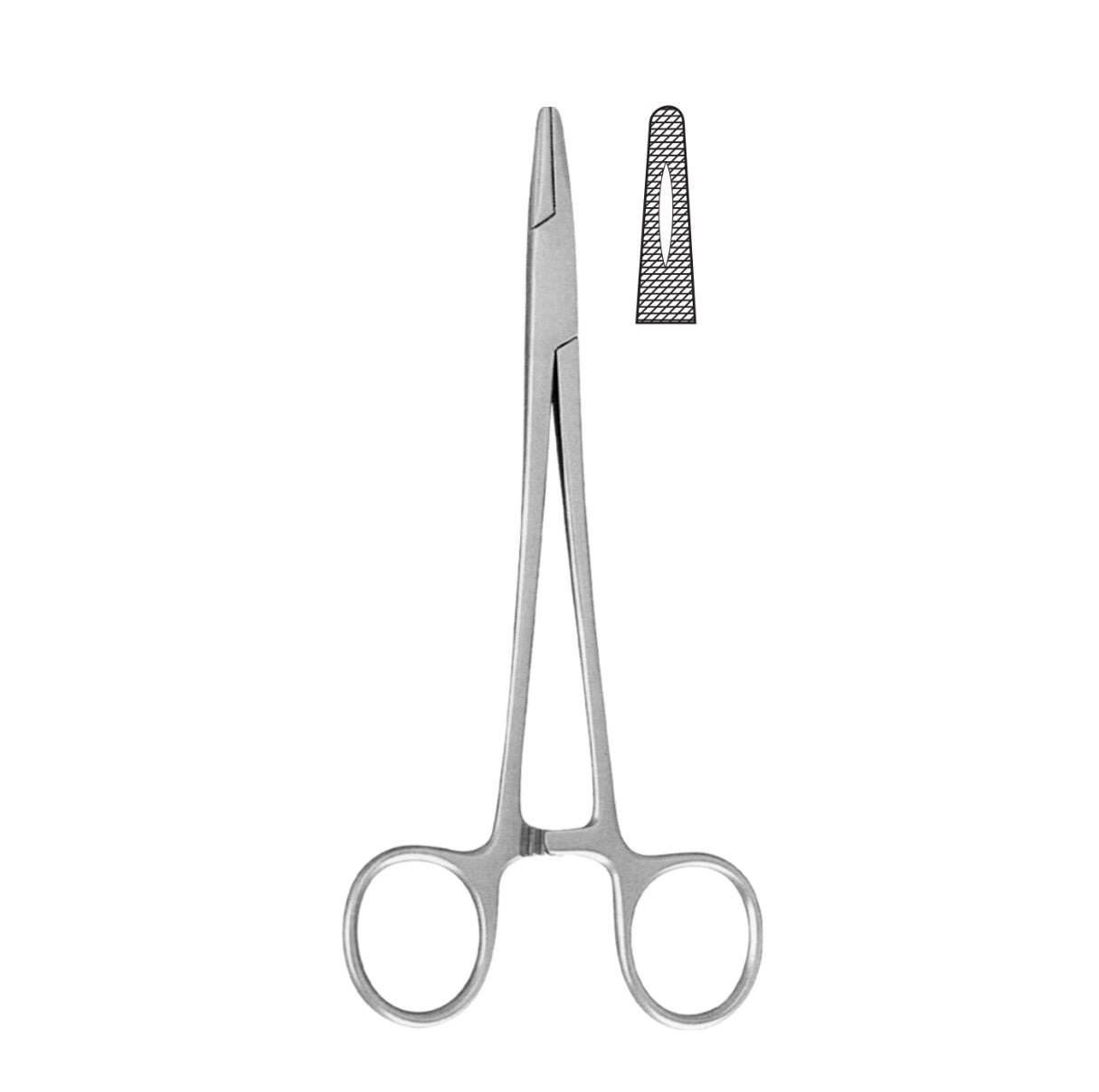 Porta agujas Mayo 14 cm Medinox