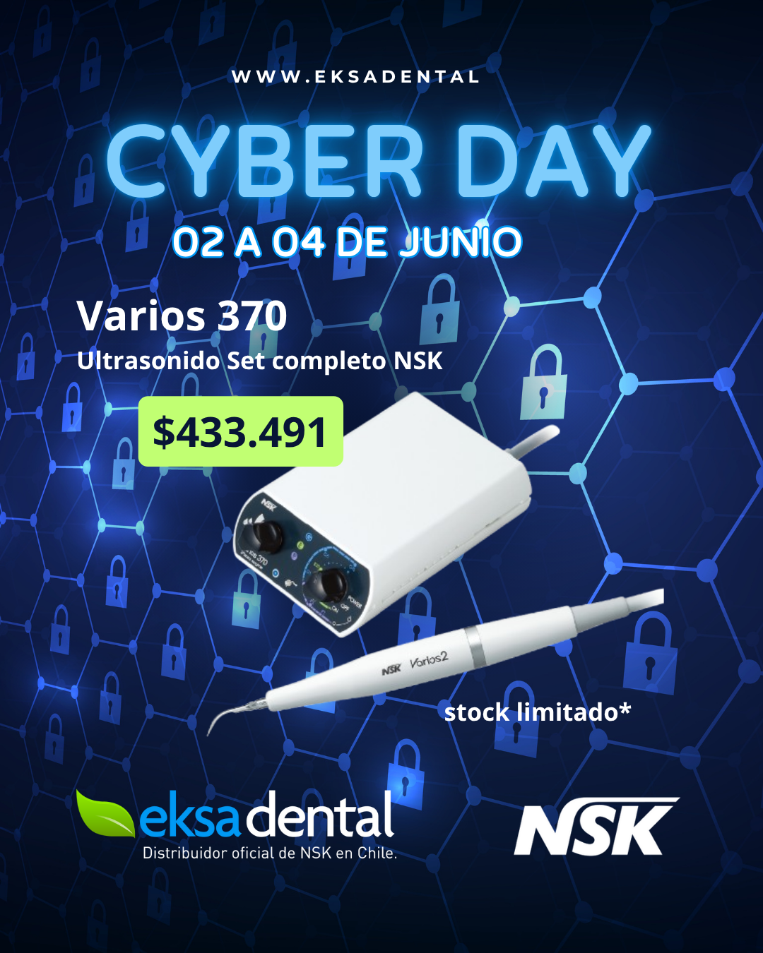 Varios 370 Ultrasonido Set completo NSK