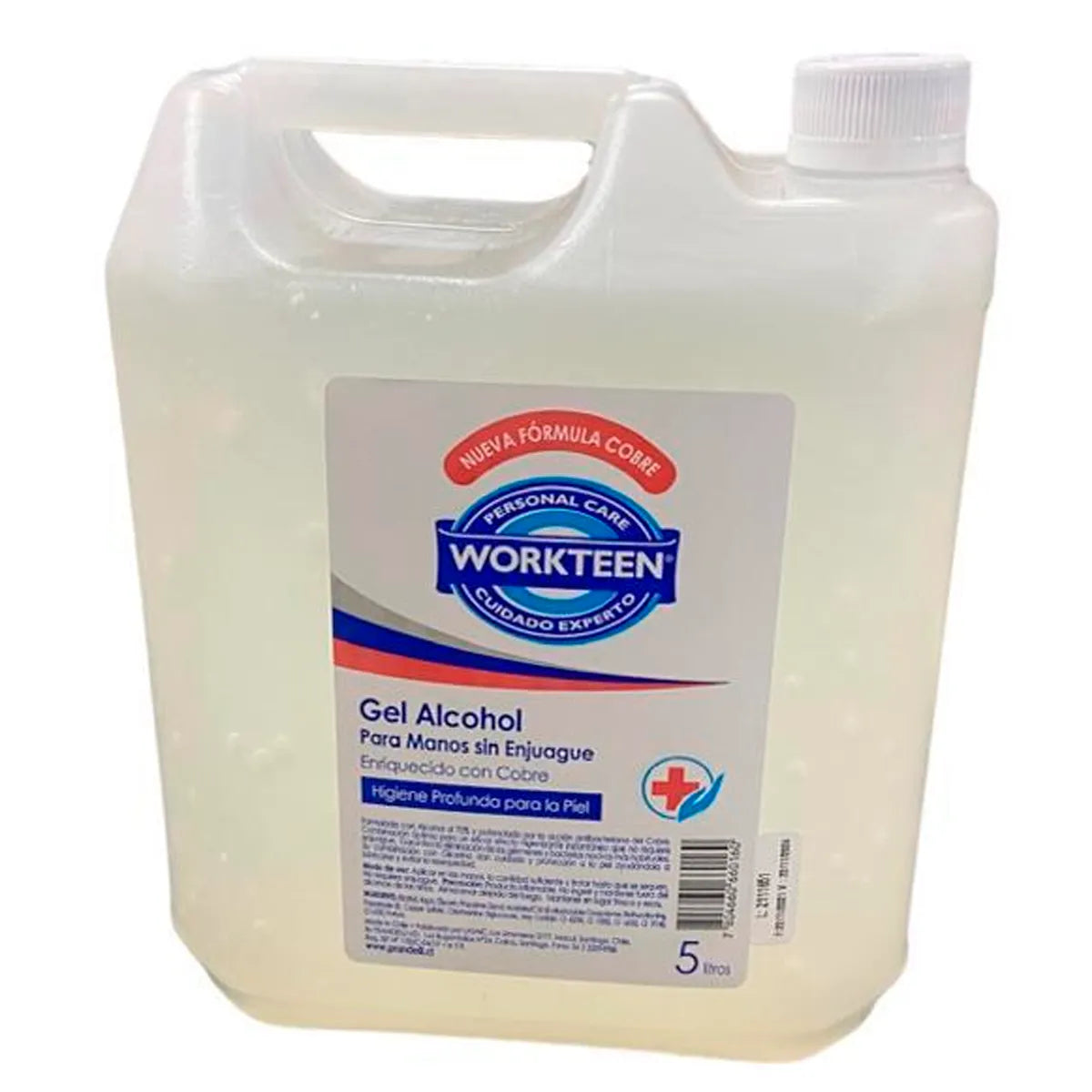 Alcohol Gel 5 Litros. Workteen