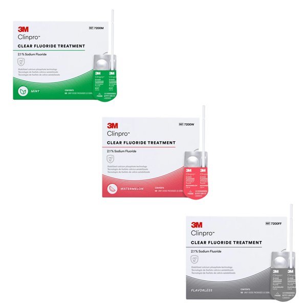 Clinpro Clear Flúor 3M Solventum Caja 50 un