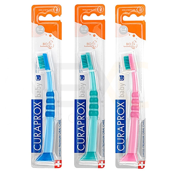 Cepillo de dientes para bebés Curaprox - Azul