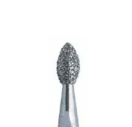 Fresa Diamante Llama corta AV mod. 831 (254), grano fino (rojo) - 016