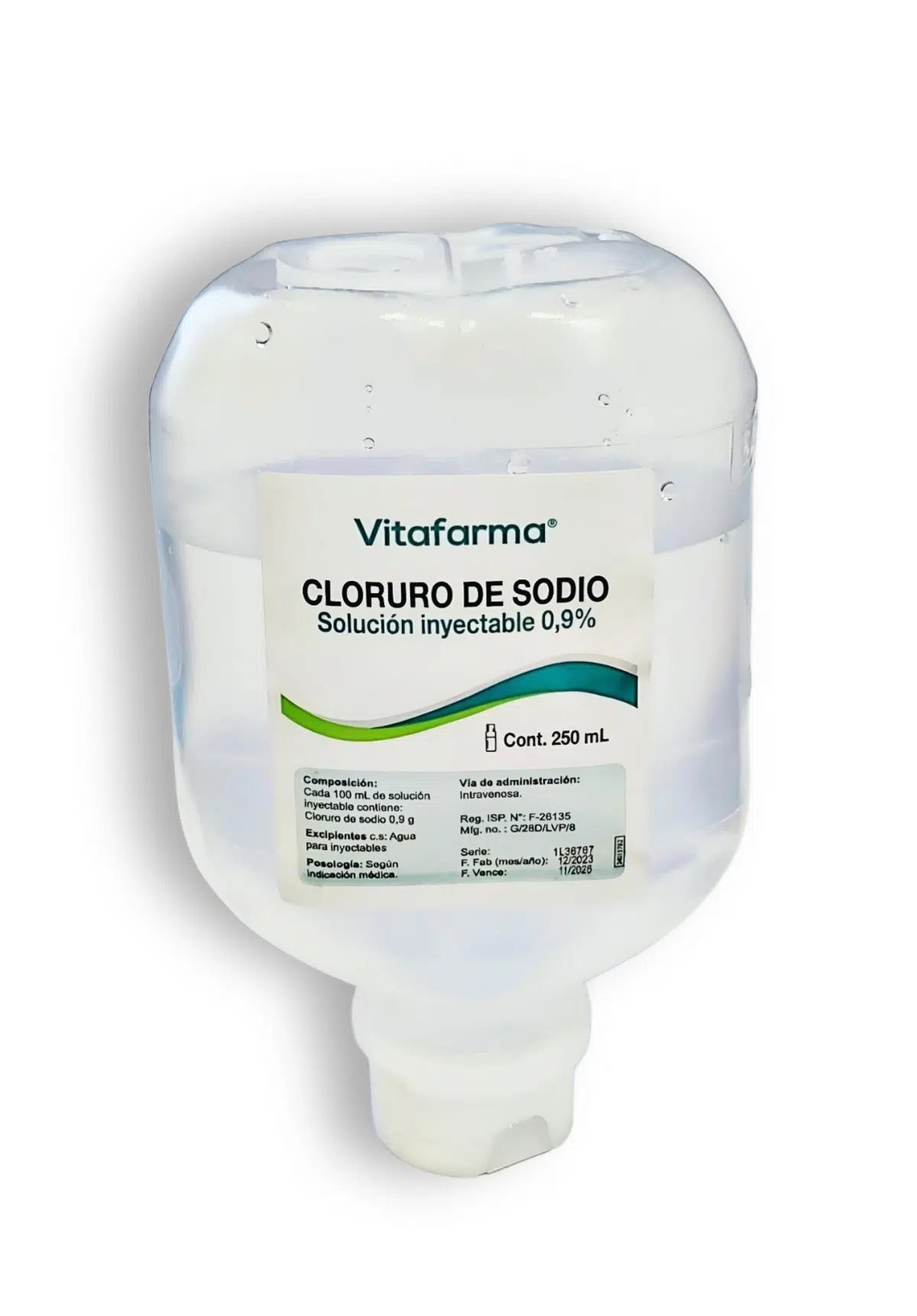 Suero fisiológico 0,9% 250 ml Vitafarma
