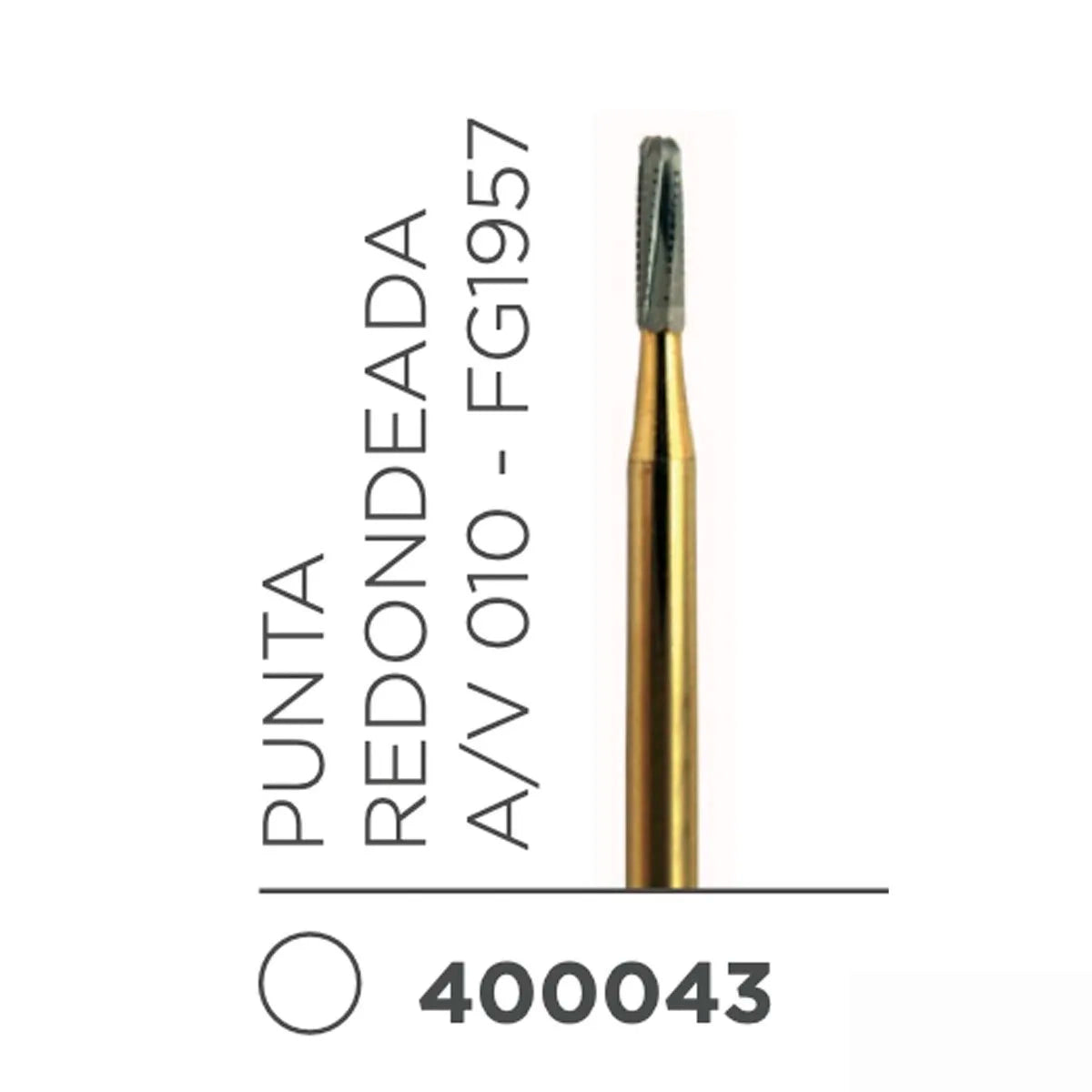 Fresa Transmetálica Cilíndrica Extremo Redondo Alta Velocidad Kerr