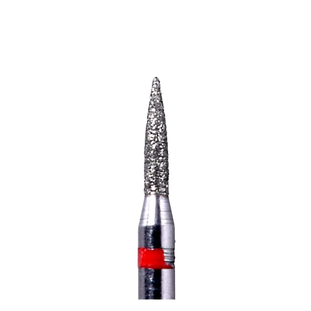 Fresa Diamante Llama corta AV 243 (860) rojo