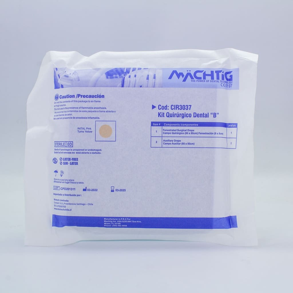 Kit Quirúrgico estéril Tercer molar dental "B" Mächtig