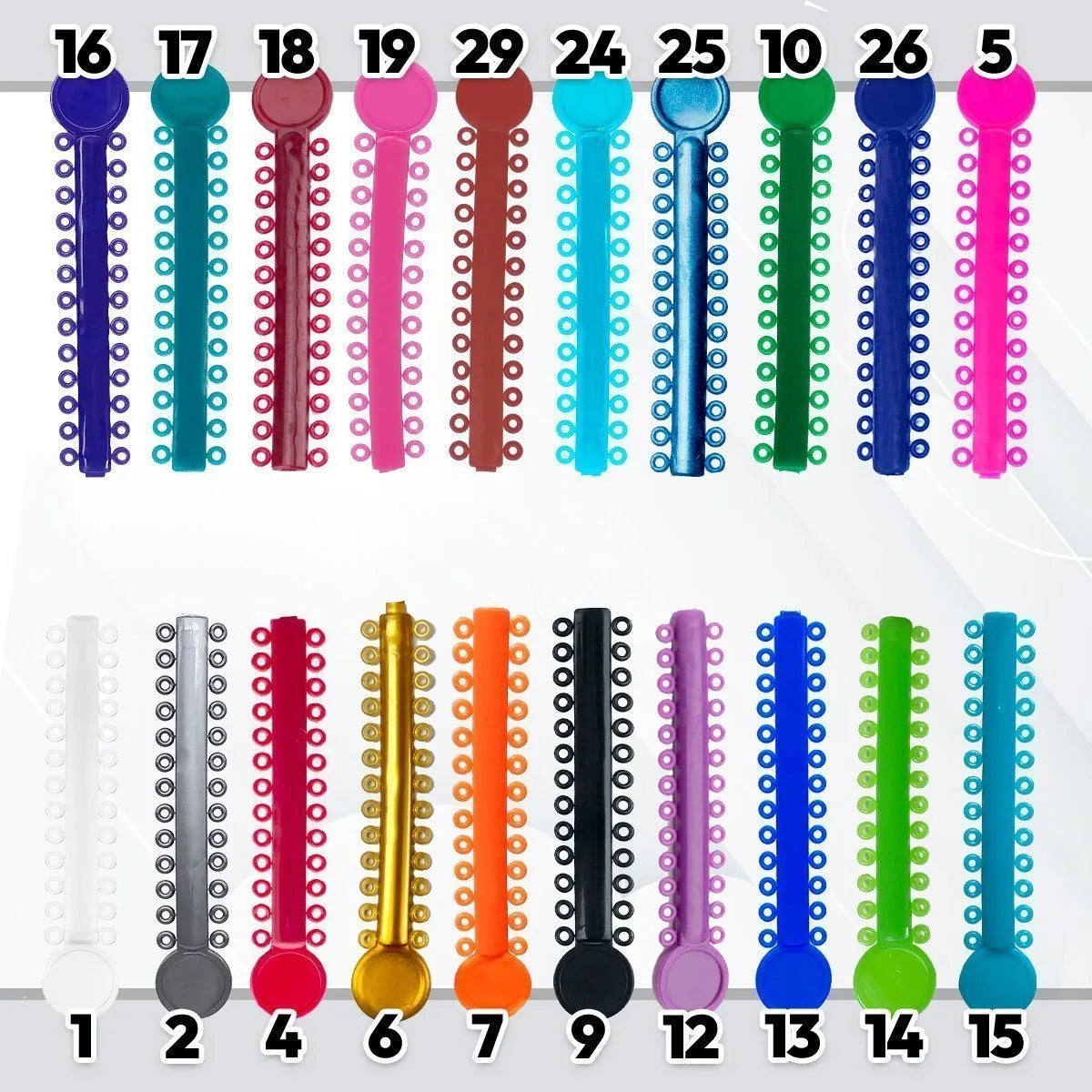 Ligaduras de Ortodoncia 20 unidades