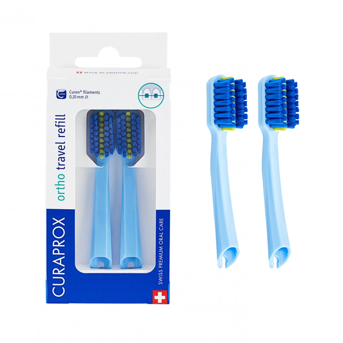 Repuesto de Cepillo 5460 ORTHO Set de Viaje Curaprox