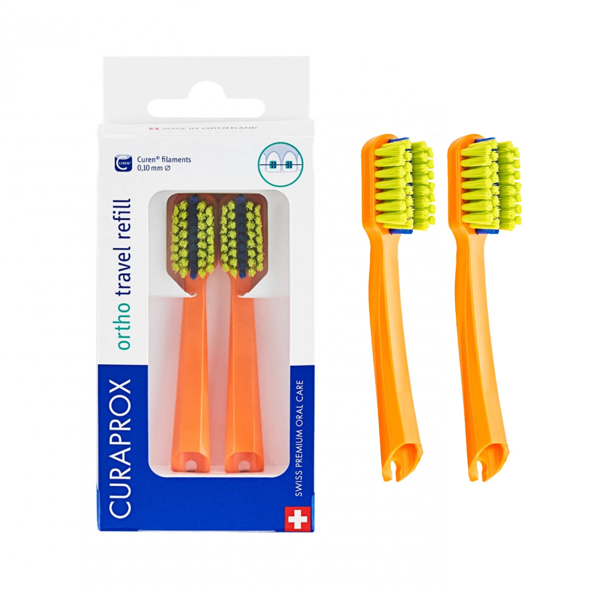 Repuesto de Cepillo 5460 ORTHO Set de Viaje Curaprox