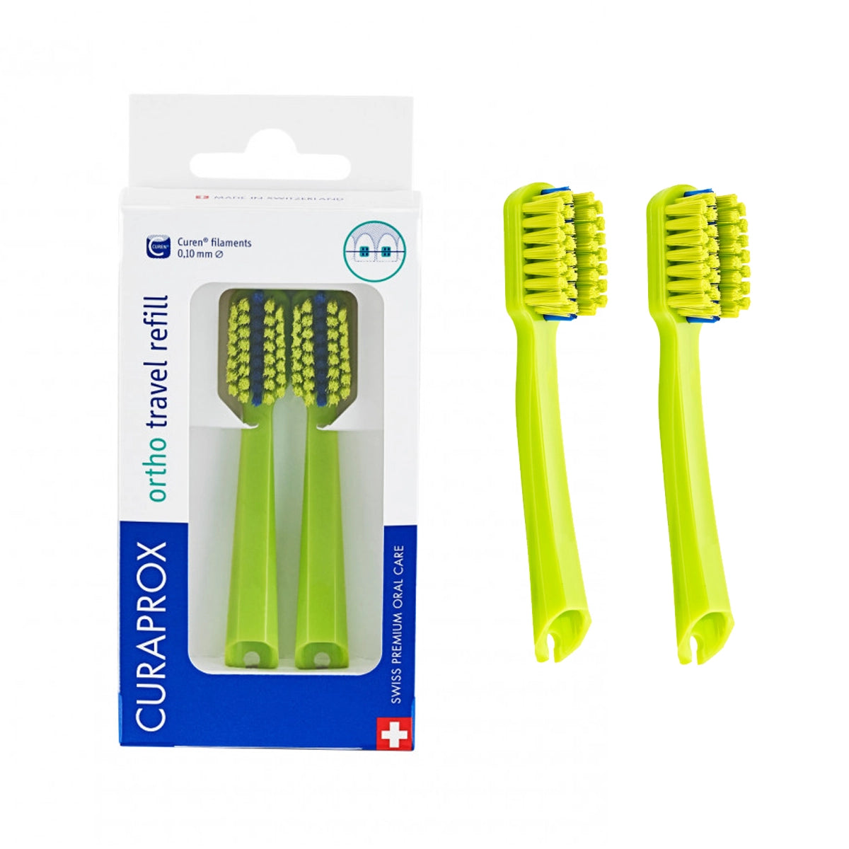 Repuesto de Cepillo 5460 ORTHO Set de Viaje Curaprox
