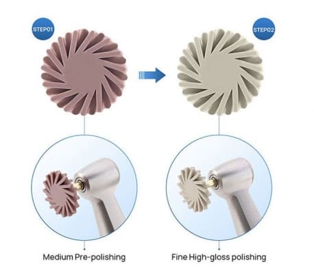 Set de 6 Discos para pulido de Composite Twist ZT Dental