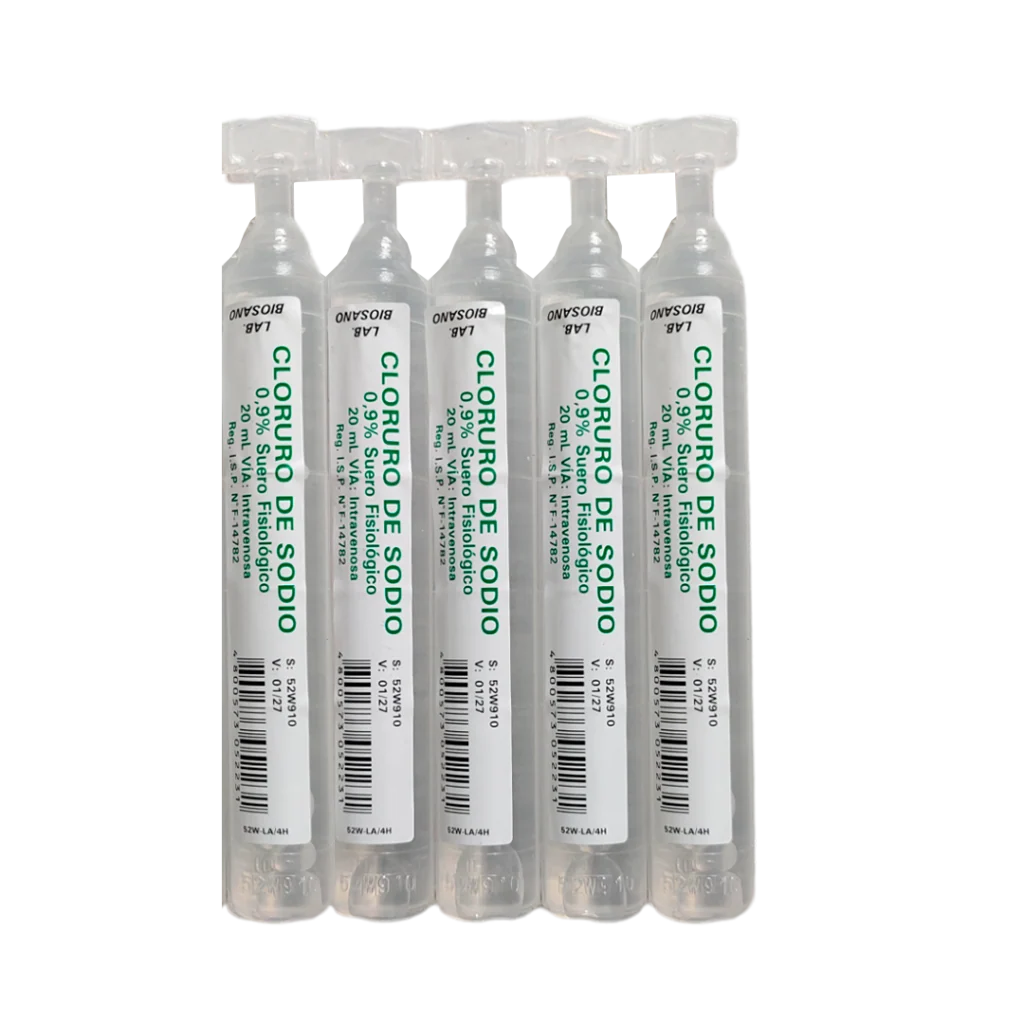Suero fisiológico 20 ml Biosano