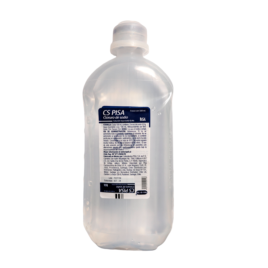 Suero Fisiologico 500ML Pisa