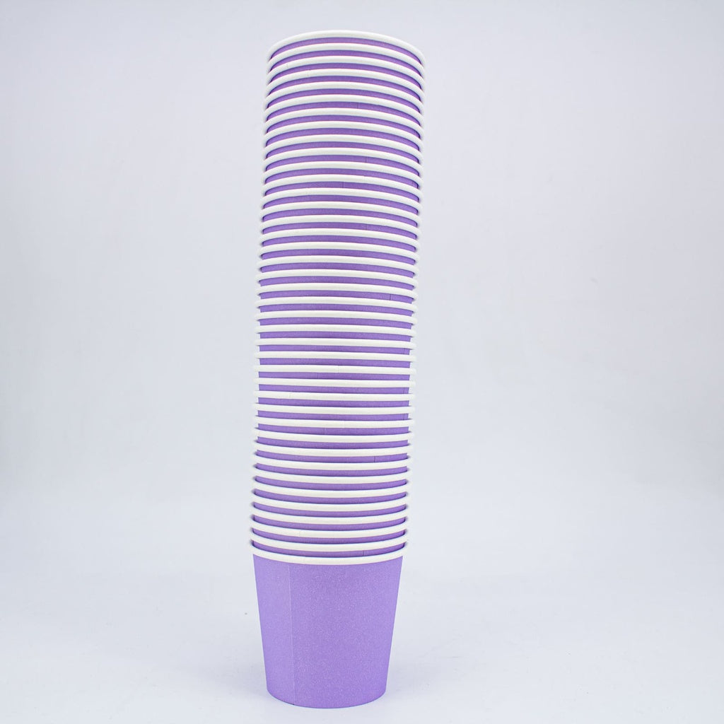 Vasos papel desechables 100 unidades Machtig Lavanda