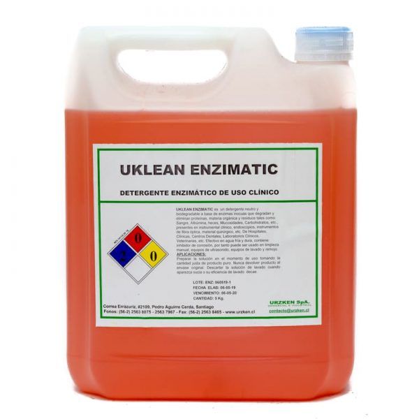 Detergente enzimatico UKLEAN 5 Litros