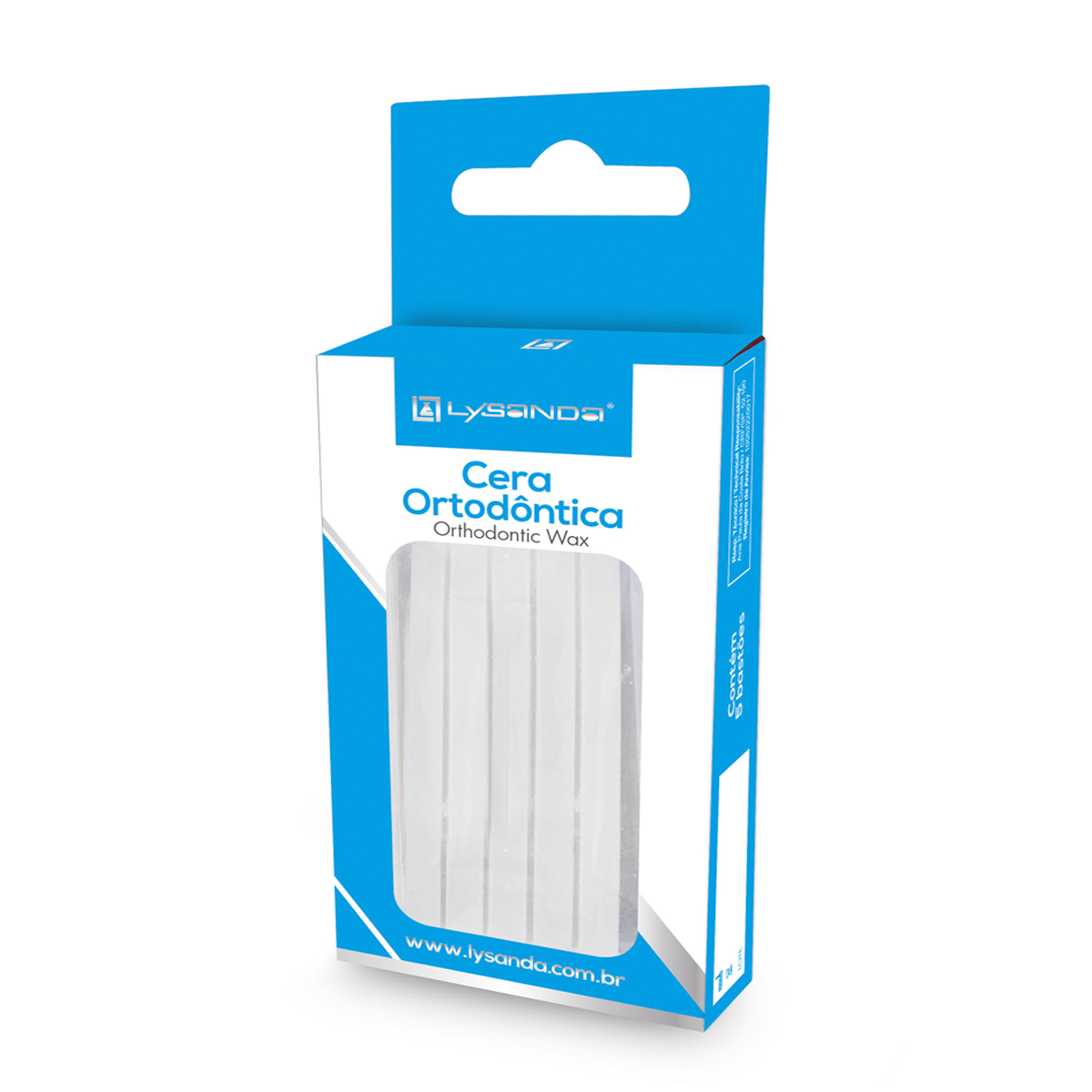 Cera Dental Para Ortodoncia - 10 Cajitas, Olor A Menta Azul, Alivia Irritación De Frenos