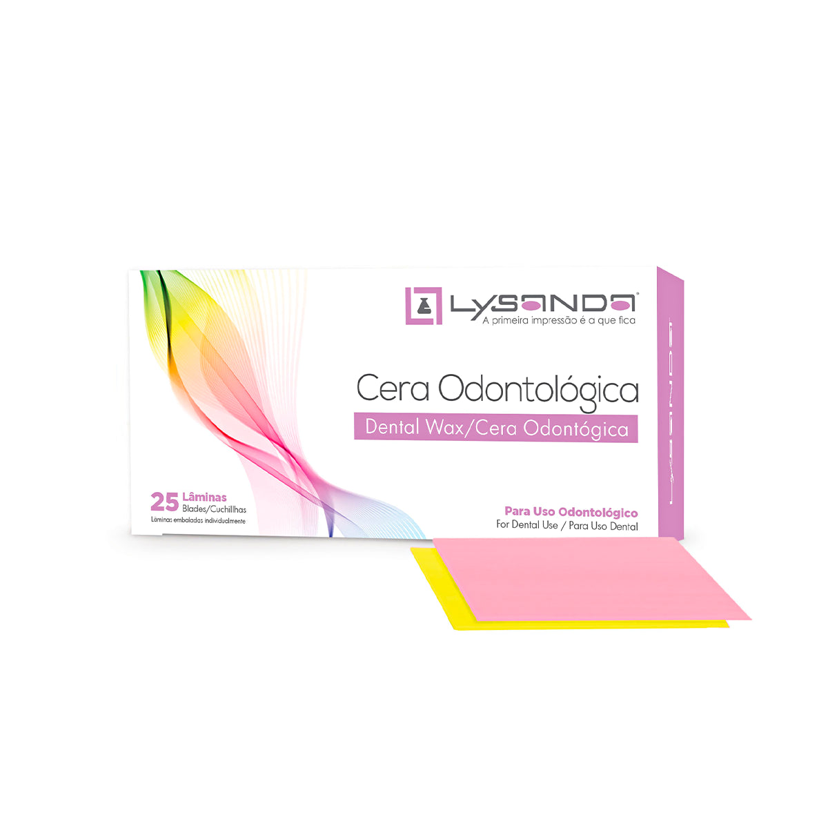 Cera odontológica rosada Lysanda Caja 25 un.