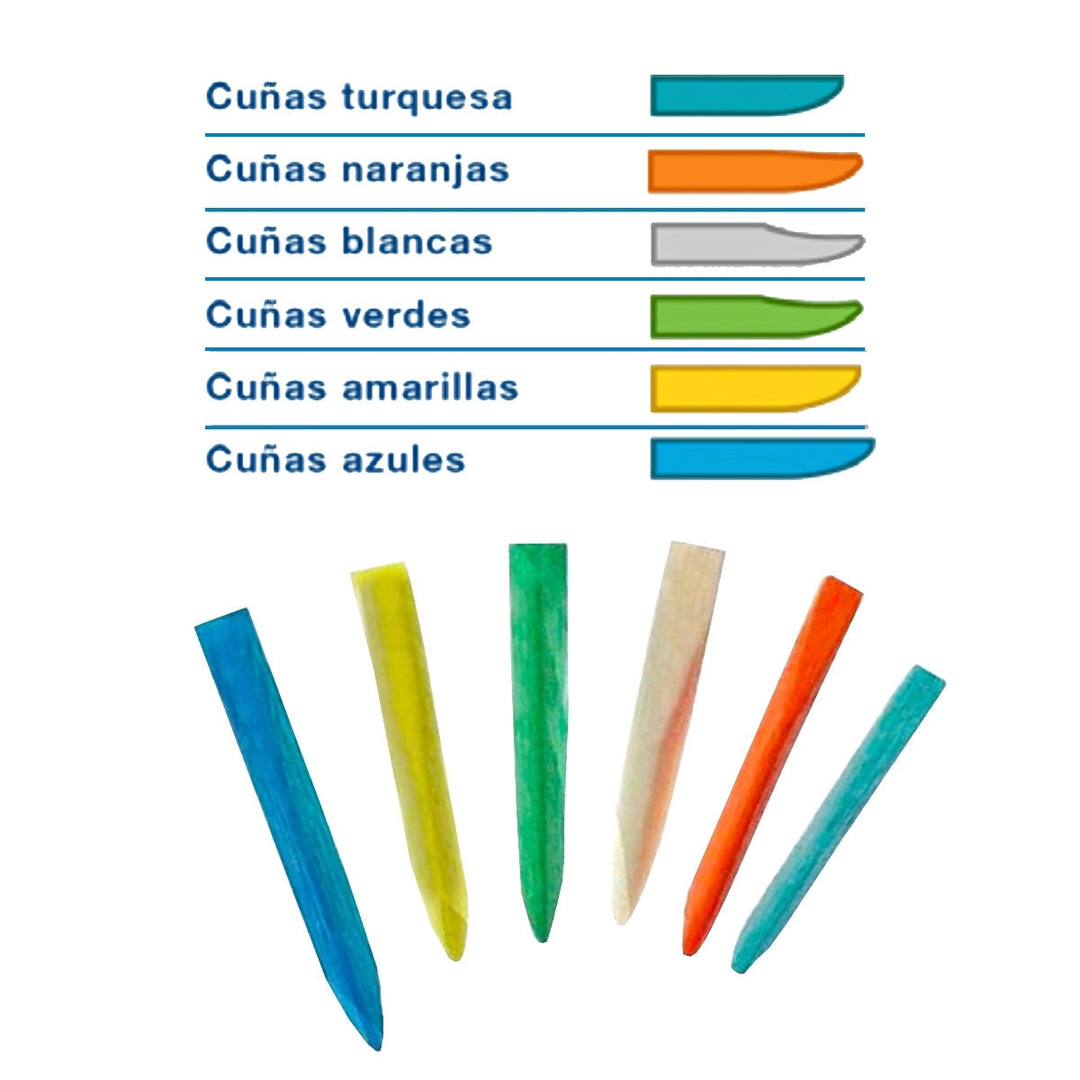Cuñas de Madera Kerr 100 un