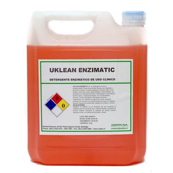 Detergente enzimatico 5 Litros UKLEAN